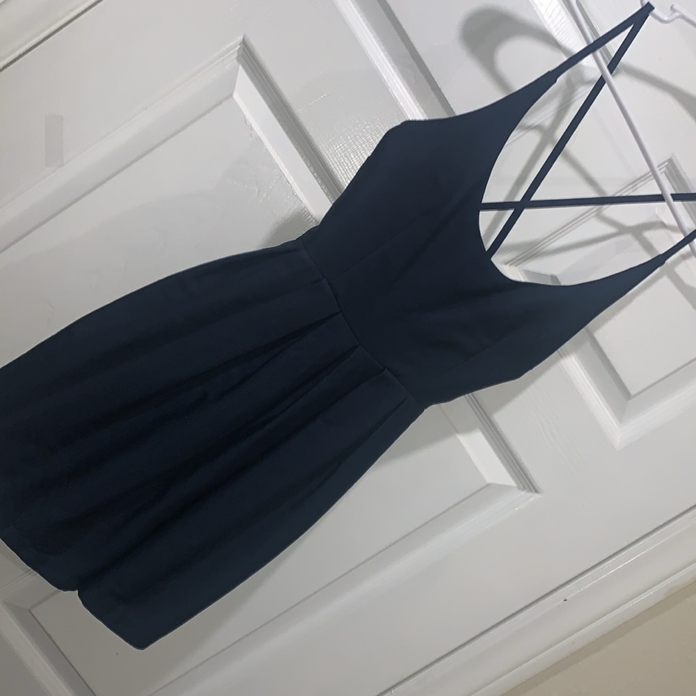 Luvalot Navy Blue Mini Dress.  SZ 2 - Picture 3 of 4